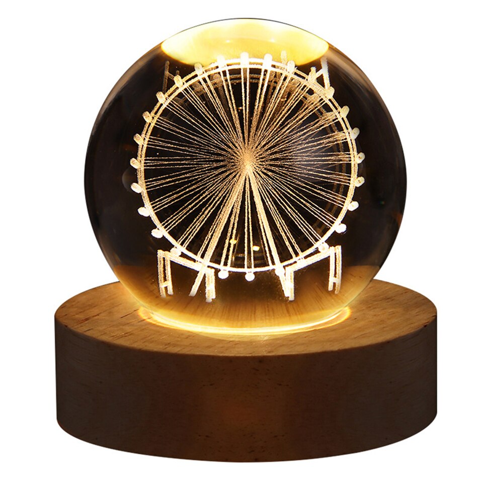 Bola de Cristal Mini Co-phénix, Lâmpada LED com Controlo